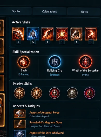 Фрагмент механик Diablo IV